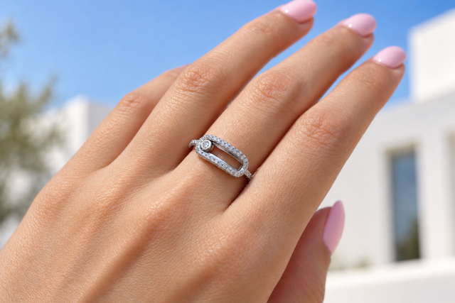 انگشتر نقره مسیکا